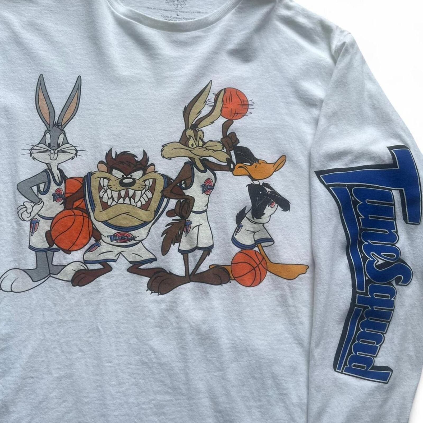 Other Men’s Space Jam Tune Squad Looney Tunes Long Sleeve Shirt Size US L / EU 52-54 / 3 - 3 Thumbnail