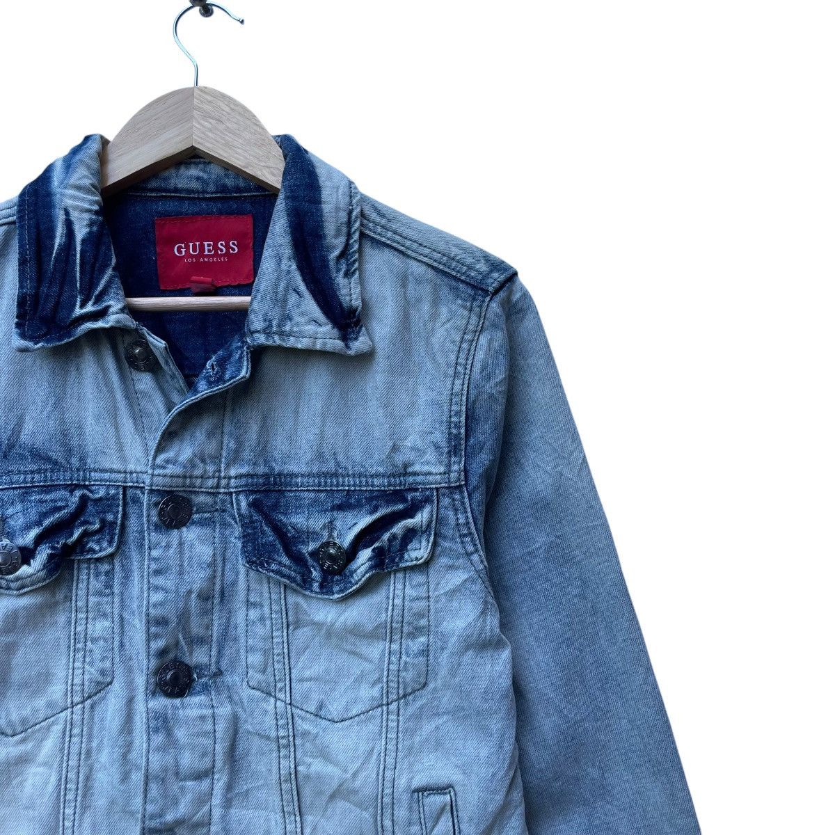 Guess 💥Vintage Guess Trucker Jacket Size US S / EU 44-46 / 1 - 4 Thumbnail