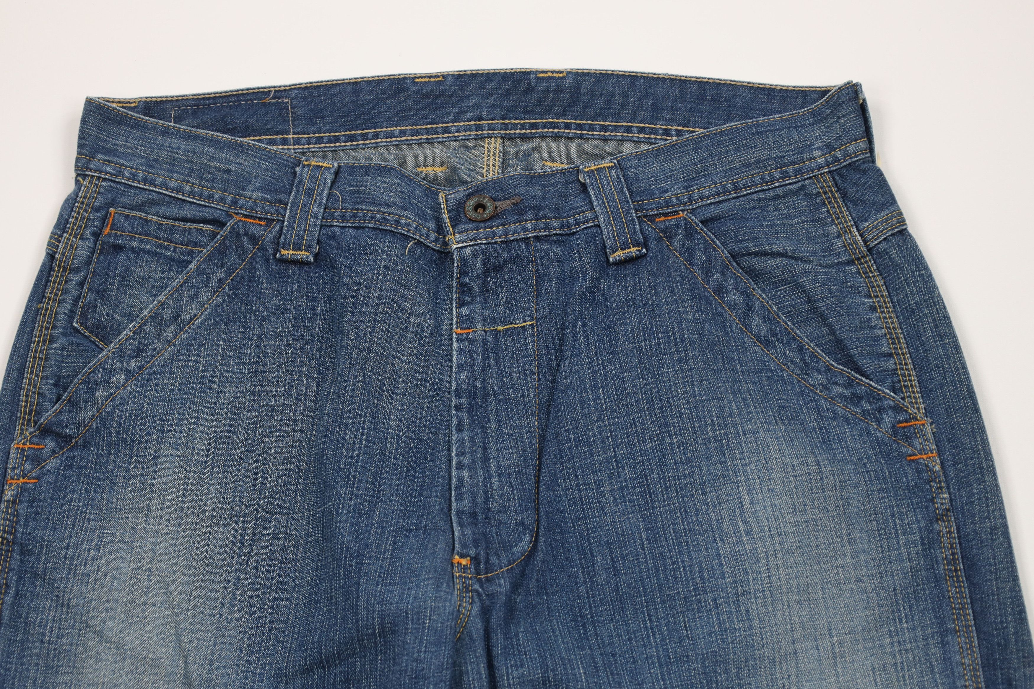 Ralph Lauren Vintage 90s Ralph Lauren Loose Wide Leg Dungaree Denim Jeans Size US 34 / EU 50 - 2 Thumbnail
