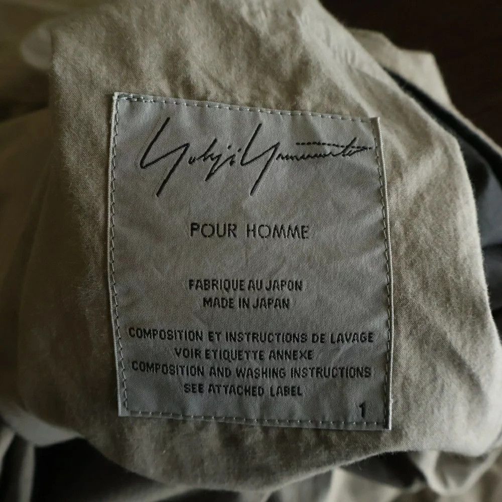 Yohji Yamamoto Yohji Yamamoto POUR HOMME 10AW Collarless Cotton 5B Coat Size US S / EU 44-46 / 1 - 7 Thumbnail