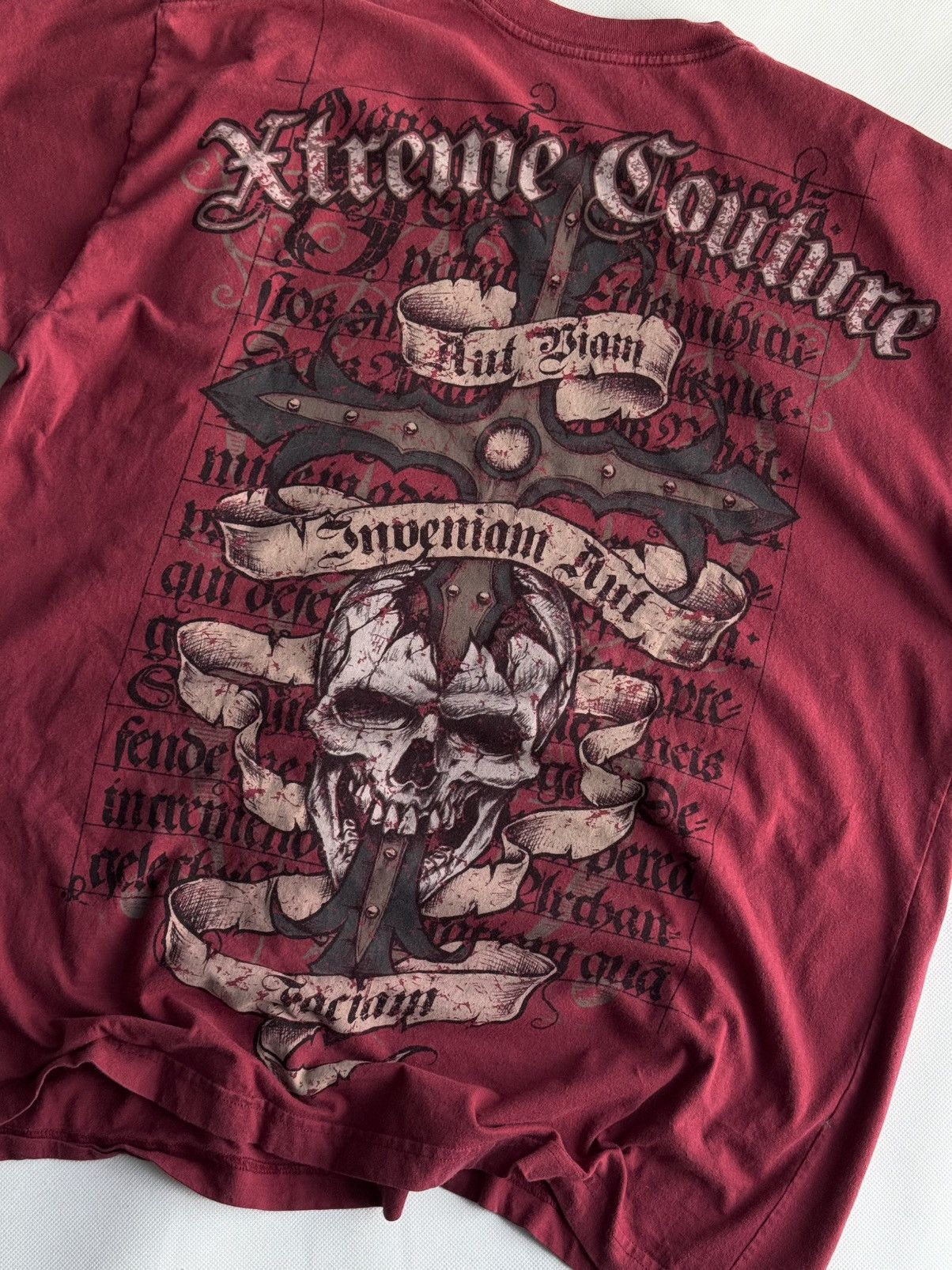 Ken Carson Affliction Ken carson Style Grunge Skull Tee Red L size Goth Size US L / EU 52-54 / 3 - 14 Thumbnail