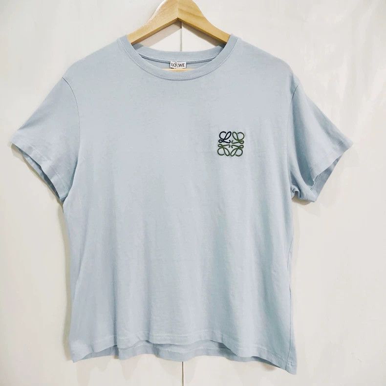 Loewe loewe embroidered blue t-shirt size small Size US S / EU 44-46 / 1 - 1 Thumbnail