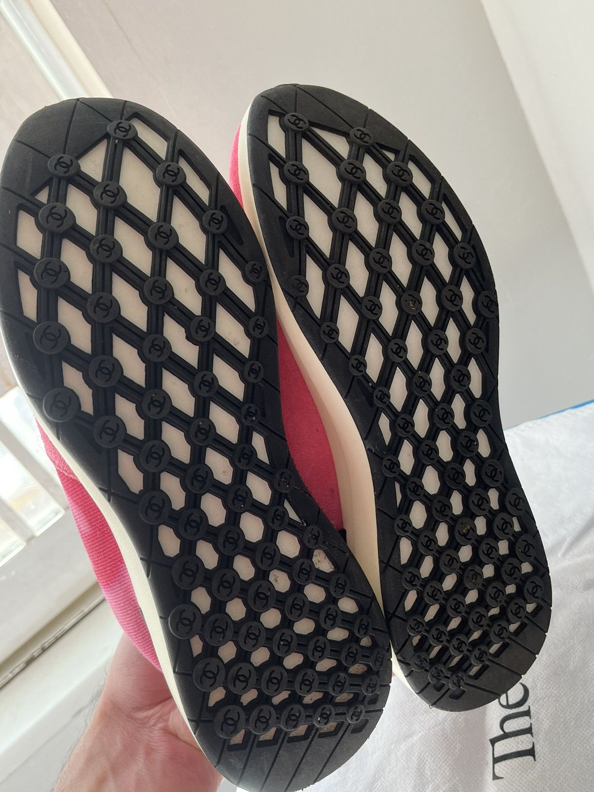 Chanel Chanel Trainer Sneaker Pink Size US 7.5 / IT 37.5 - 14 Thumbnail