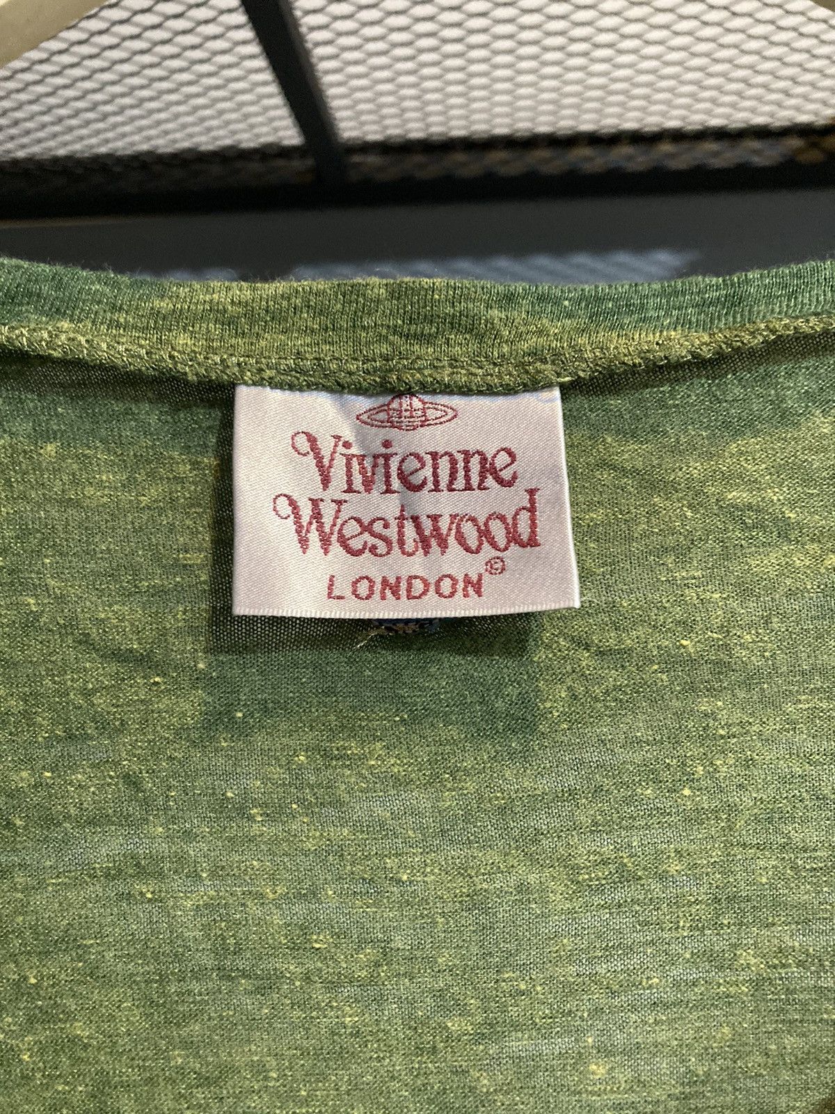 Vivienne Westwood Pocket Shirt Vvien Westwood Small Logo Green Leaves Size ONE SIZE - 2 Thumbnail