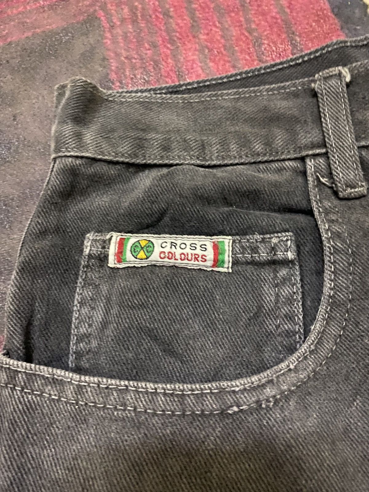 Cross Colours VINTAGE CROSS COLOURS BAGGY DENIM SHORT Size US 32 / EU 48 - 4 Thumbnail
