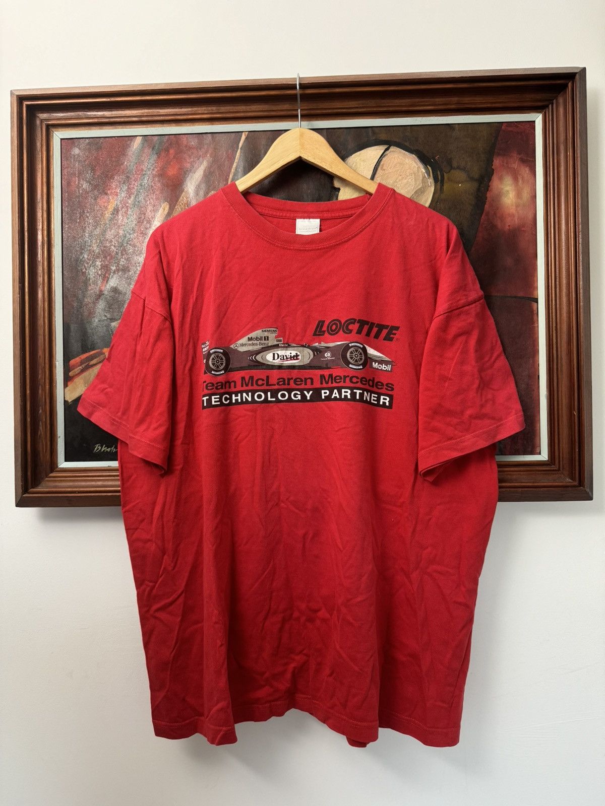 Vintage Vintage Y2k Formula One Mobil 1 Racing Tee Marlboro Redbull Size US XL / EU 56 / 4 - 1 Thumbnail