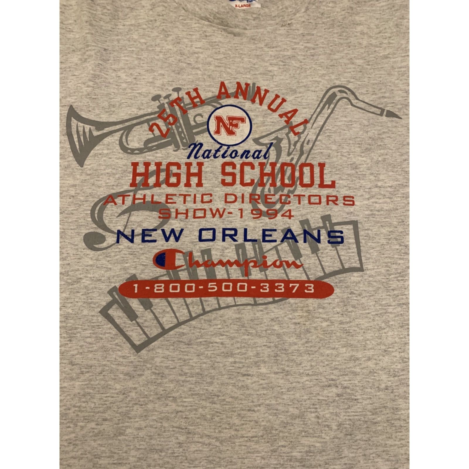 Champion VINTAGE Champion Shirt - High School Athletic Directors Show T Shirt - XL Mens Size US XL / EU 56 / 4 - 2 Thumbnail