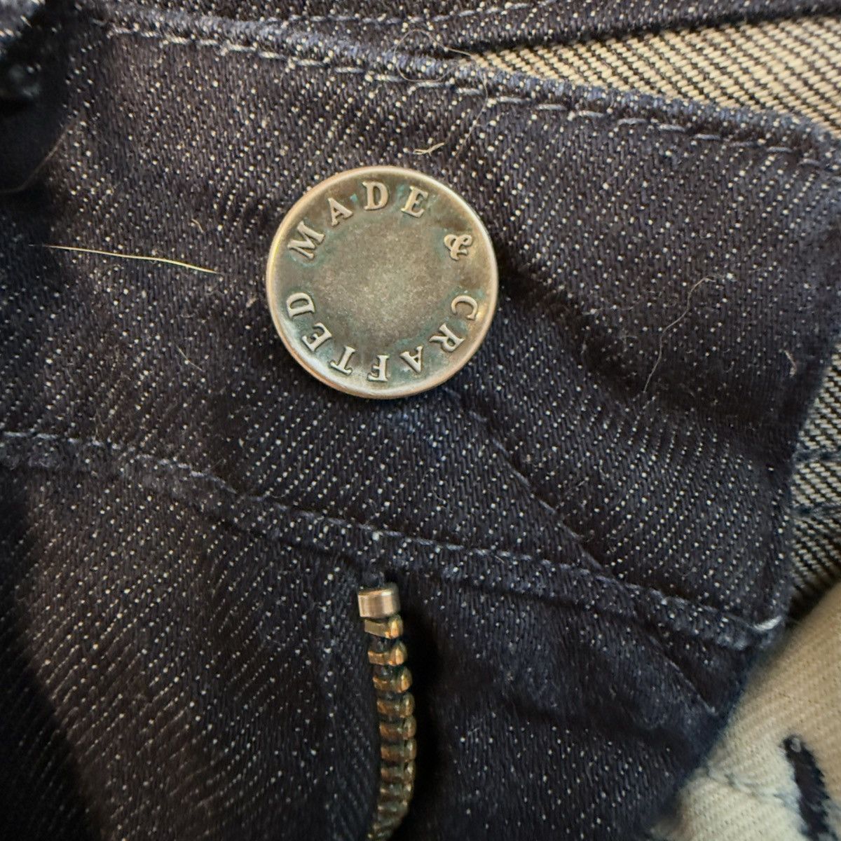 Levi's Made & Crafted Levi's Made & Crafted Sweep High Flare Jeans 24 dark blue Size 24" / US 00 / IT 34 - 5 Thumbnail