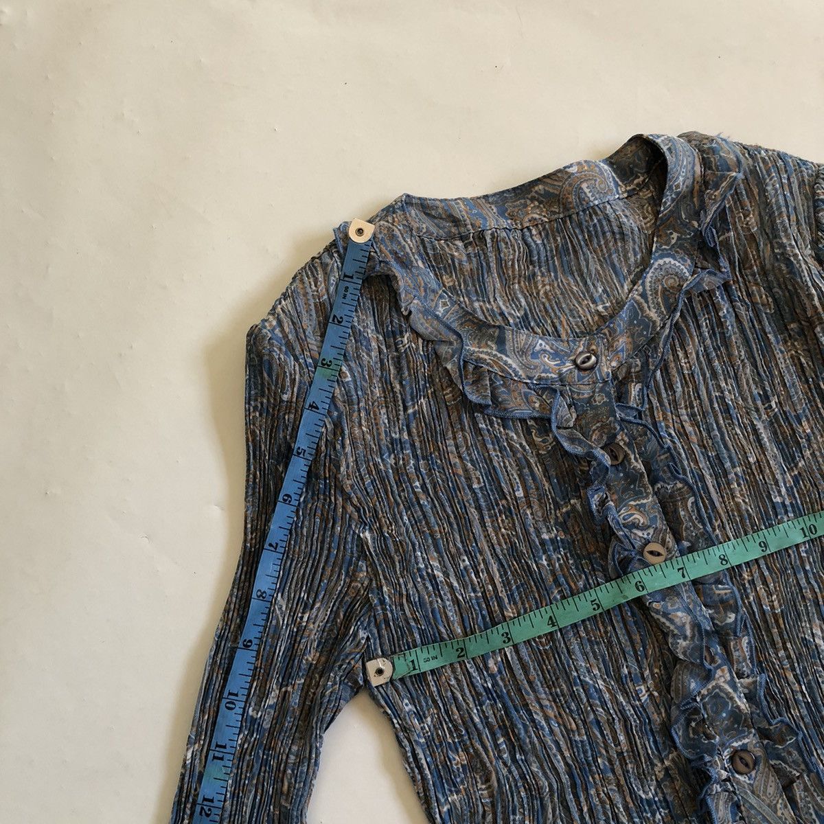 Beauty Beast Amzing printed paisley y2k pleats please issey miyake style Size M / US 6-8 / IT 42-44 - 8 Thumbnail