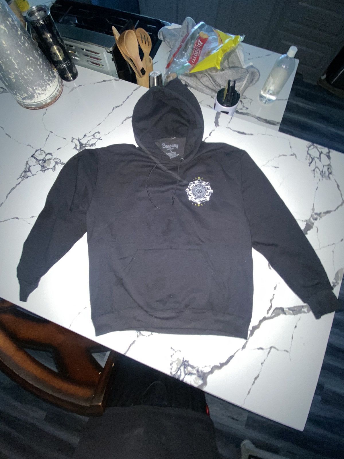 Bowery Bowery Supply Co Sun Print Hoodie Size L / US 10 / IT 46 - 1 Thumbnail