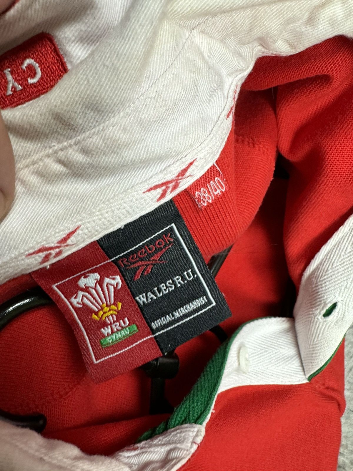Reebok × Vintage Vintage 1999 Wales Rugby Union Home Shirt Jersey by Reebok Size US L / EU 52-54 / 3 - 18 Thumbnail