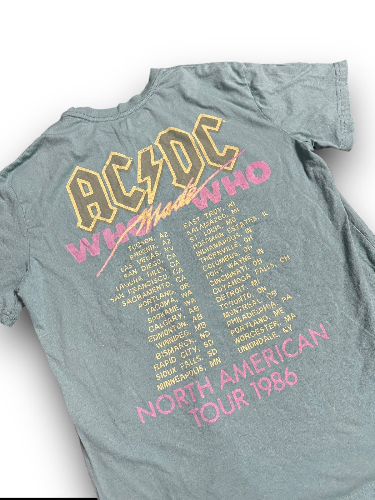 AC/DC × Band Tees AC/DC who made who album tour 2022 band Tee Size US L / EU 52-54 / 3 - 5 Thumbnail