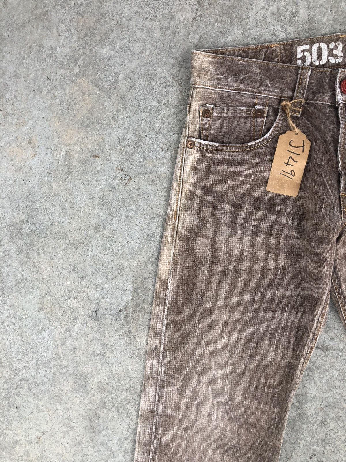If Six Was Nine Japanese Edwin Flared Jeans Distressed Jeans Size US 32 / EU 48 - 4 Thumbnail