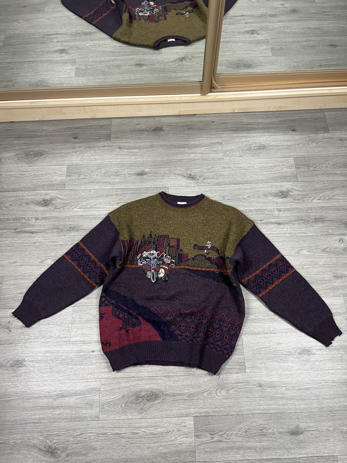 Angelo Litrico Angelo Litrico Graphic Motive Art Sweater Embroidered Logo Size US L / EU 52-54 / 3 - 1 Thumbnail