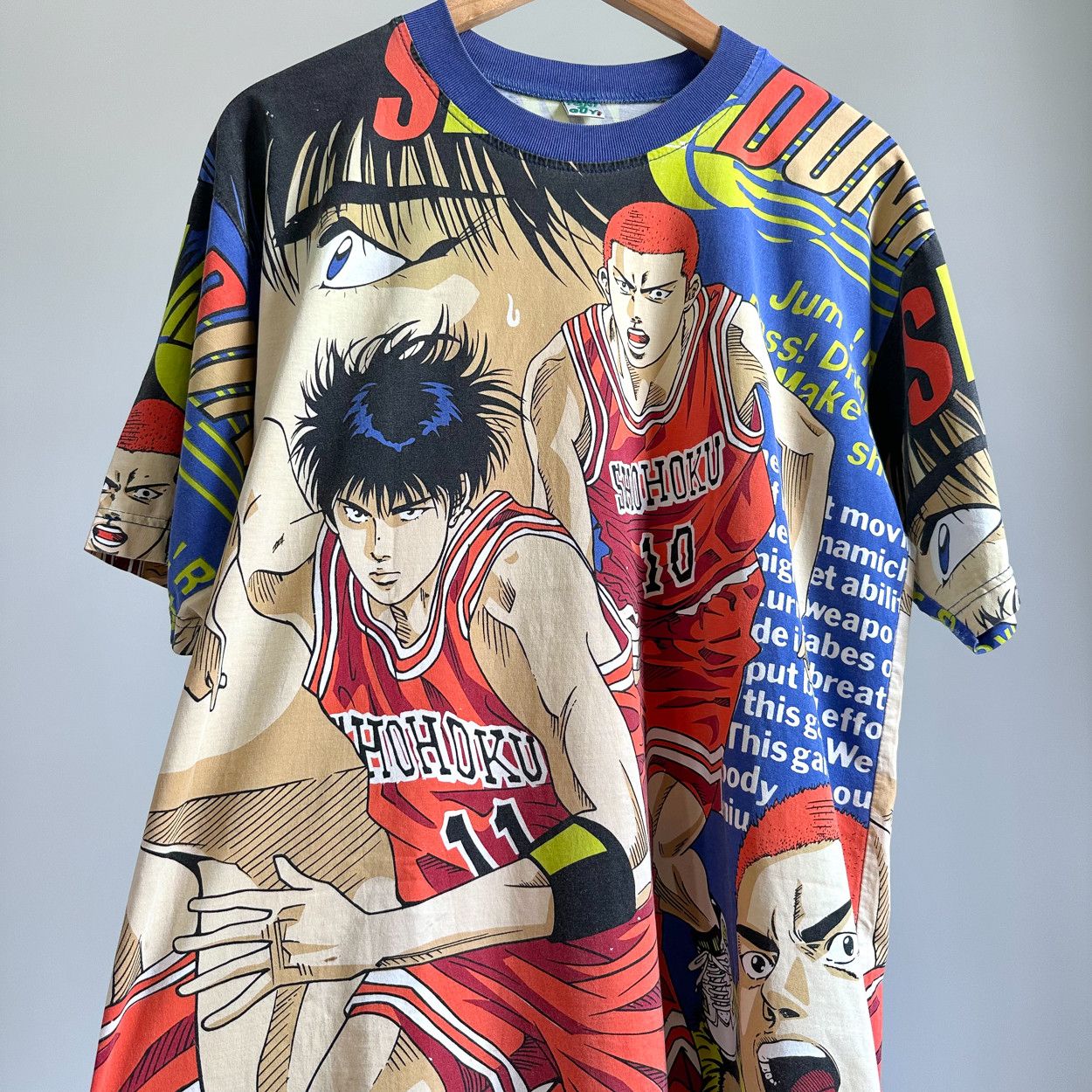 Vintage 90s Slam Dunk t shirt size L Size US L / EU 52-54 / 3 - 1 Thumbnail