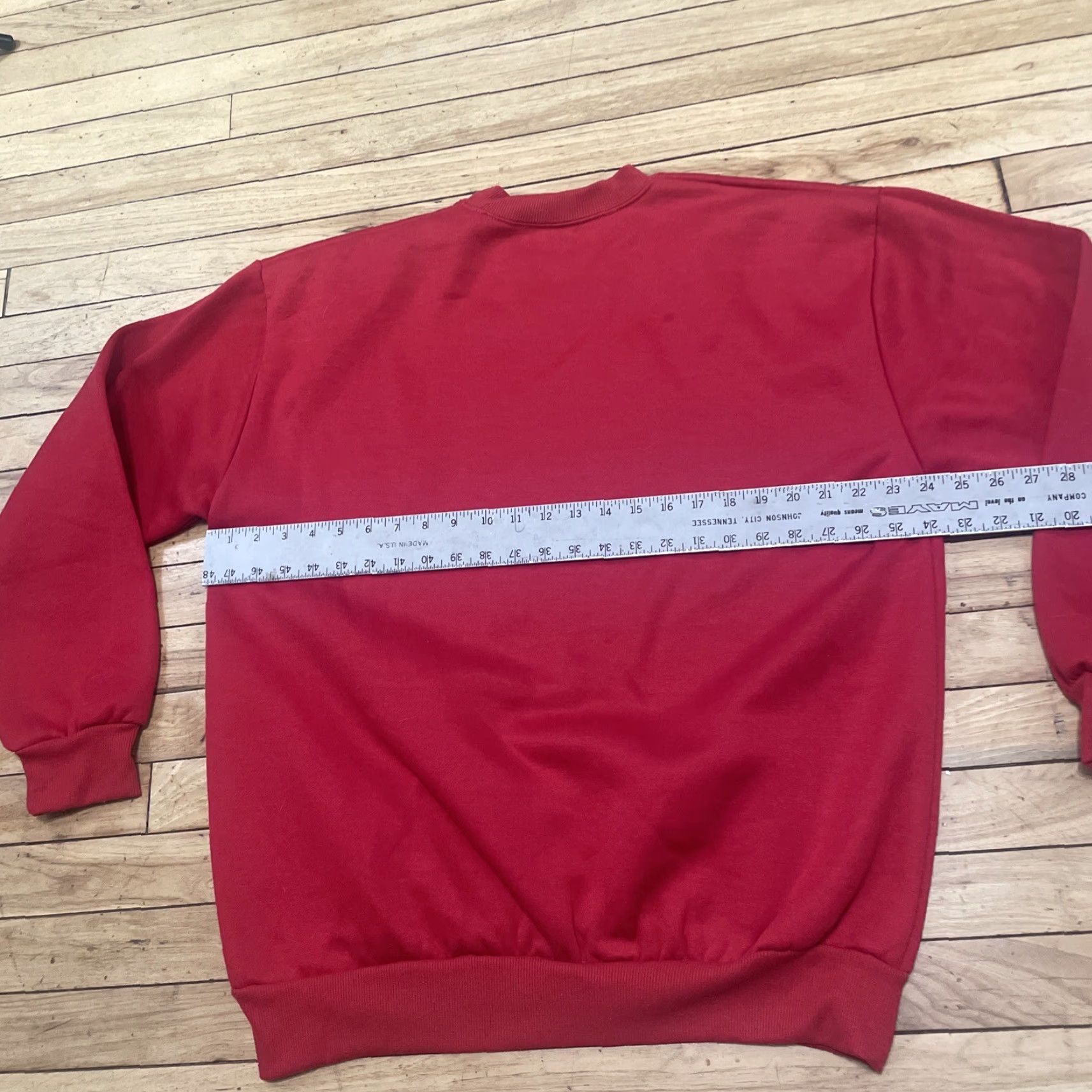 Vintage VINTAGE HILL Sweater Men XL Red Classic 90s 80s Retro Made USA Christmas Pullover Knit Crew Neck Size US XL / EU 56 / 4 - 7 Thumbnail