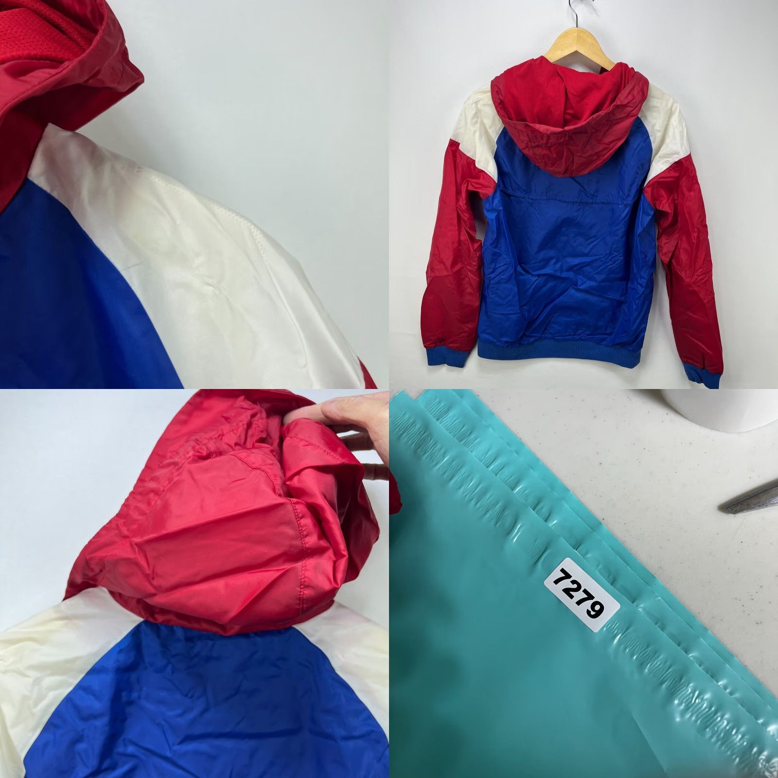 Nike VINTAGE Y2K Nike Windbreaker Hooded Jacket Small Size US S / EU 44-46 / 1 - 8 Thumbnail