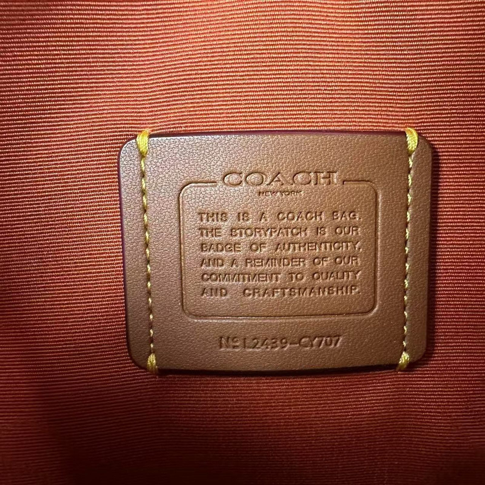 Coach Coach Kailey Shoulder/Crossbody Bag In Leather/Deep Orange Size ONE SIZE - 8 Thumbnail