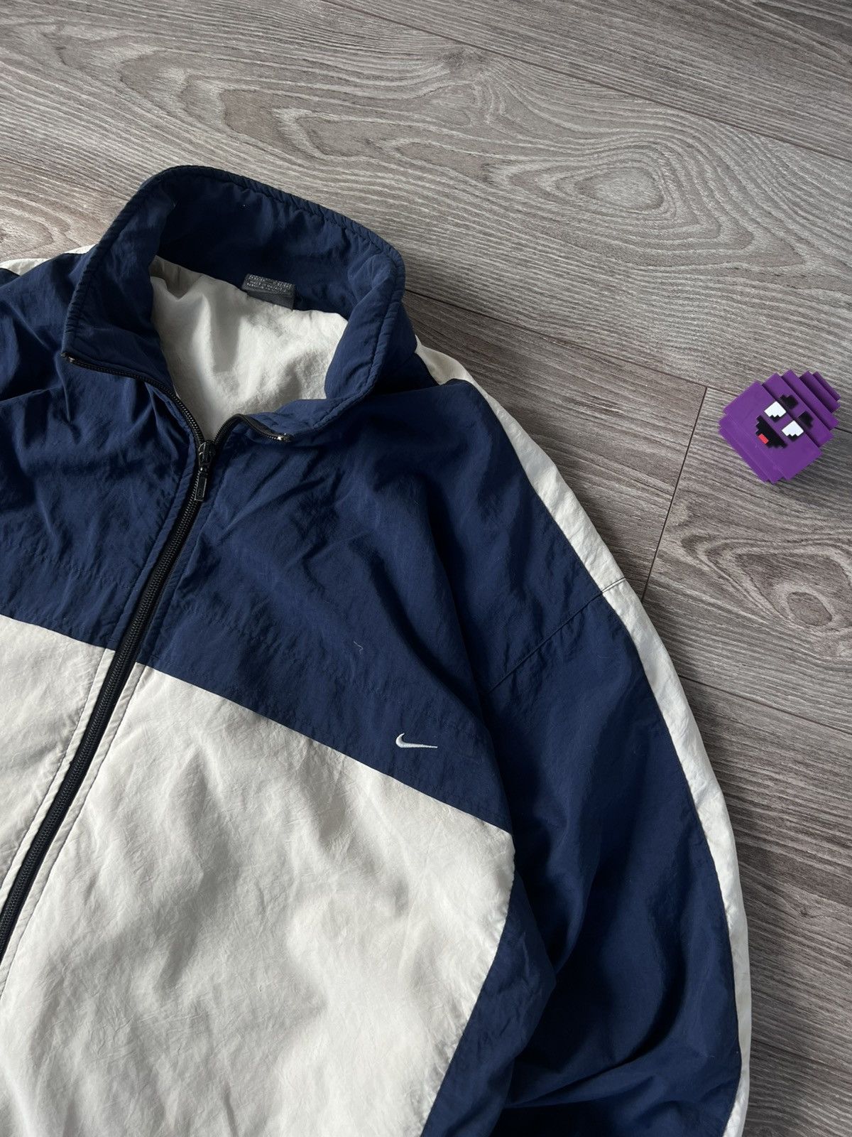 Vintage ‼️NIKE VINTAGE Y2K SWOOSH REGULAR 90s USA WINDBREAKER Jacket Size US XL / EU 56 / 4 - 7 Thumbnail