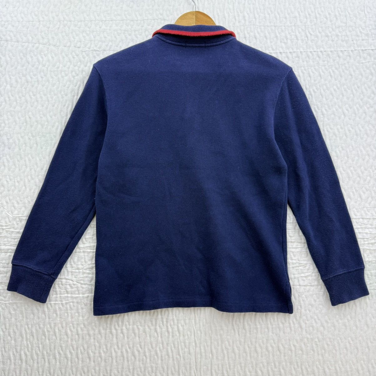 Polo Ralph Lauren Polo Ralph Lauren Navy Blue Shirt with Red embroidery Pony Size S / US 4 / IT 40 - 6 Thumbnail