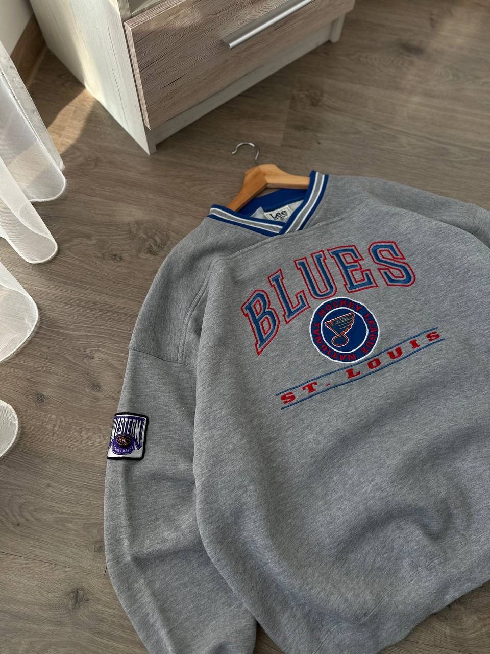 Japanese Brand × Vintage Vintage Blues St.Louis Gray Lee Sports Sweatshirt Size US L / EU 52-54 / 3 - 5 Thumbnail