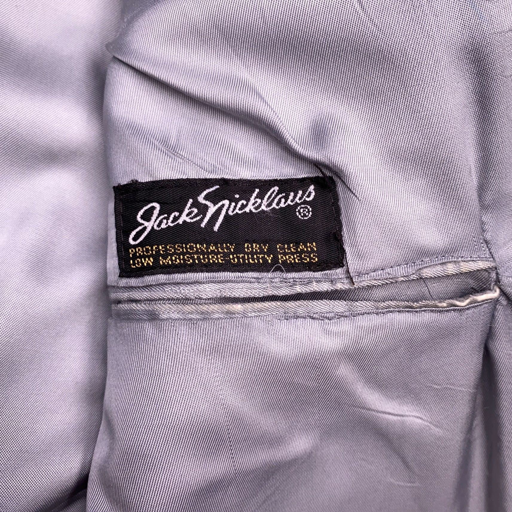 Hart Schaffner Marx Vintage Hart Schaffner Marx Sport Coat 42 Long Navy Gold Buttons Blazer Big? Size 42R - 4 Thumbnail