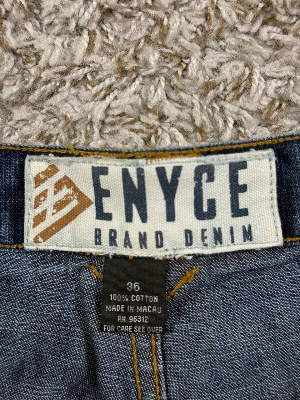 Enyce ENYCE Baggy Jeans Y2K Hip Hop Spellout Logo Stitched Size US 36 / EU 52 - 9 Thumbnail