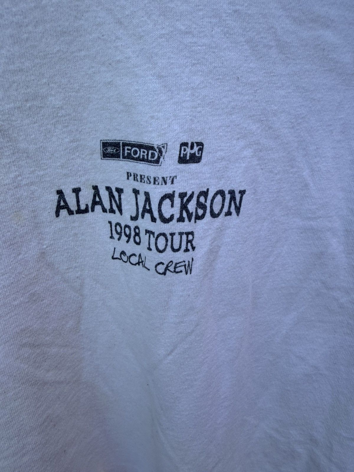 Band Tees VTG 1998 Alan Jackson Tour Local Crew tee Size US XXL / EU 58 / 5 - 2 Thumbnail