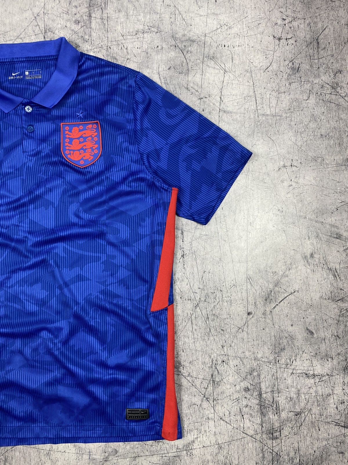 Nike Nike England 2020-21 Away Soccer Jersey Blue Size L Size US L / EU 52-54 / 3 - 4 Thumbnail