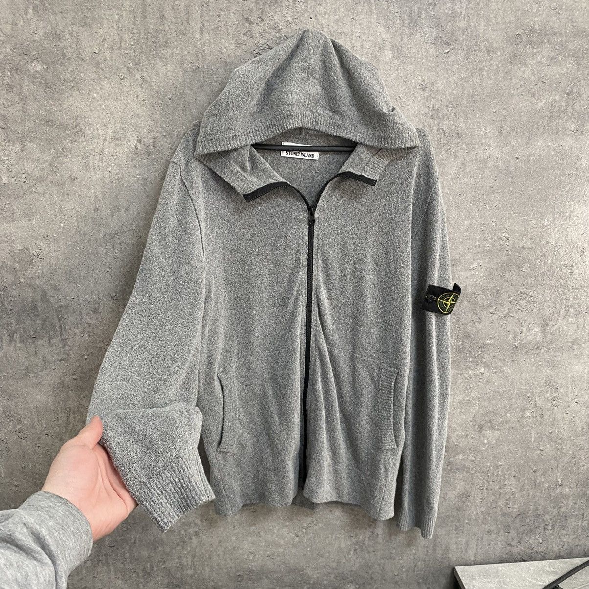 Stone Island Stone Island Zip Hoodie Grey Size L Size US L / EU 52-54 / 3 - 2 Thumbnail