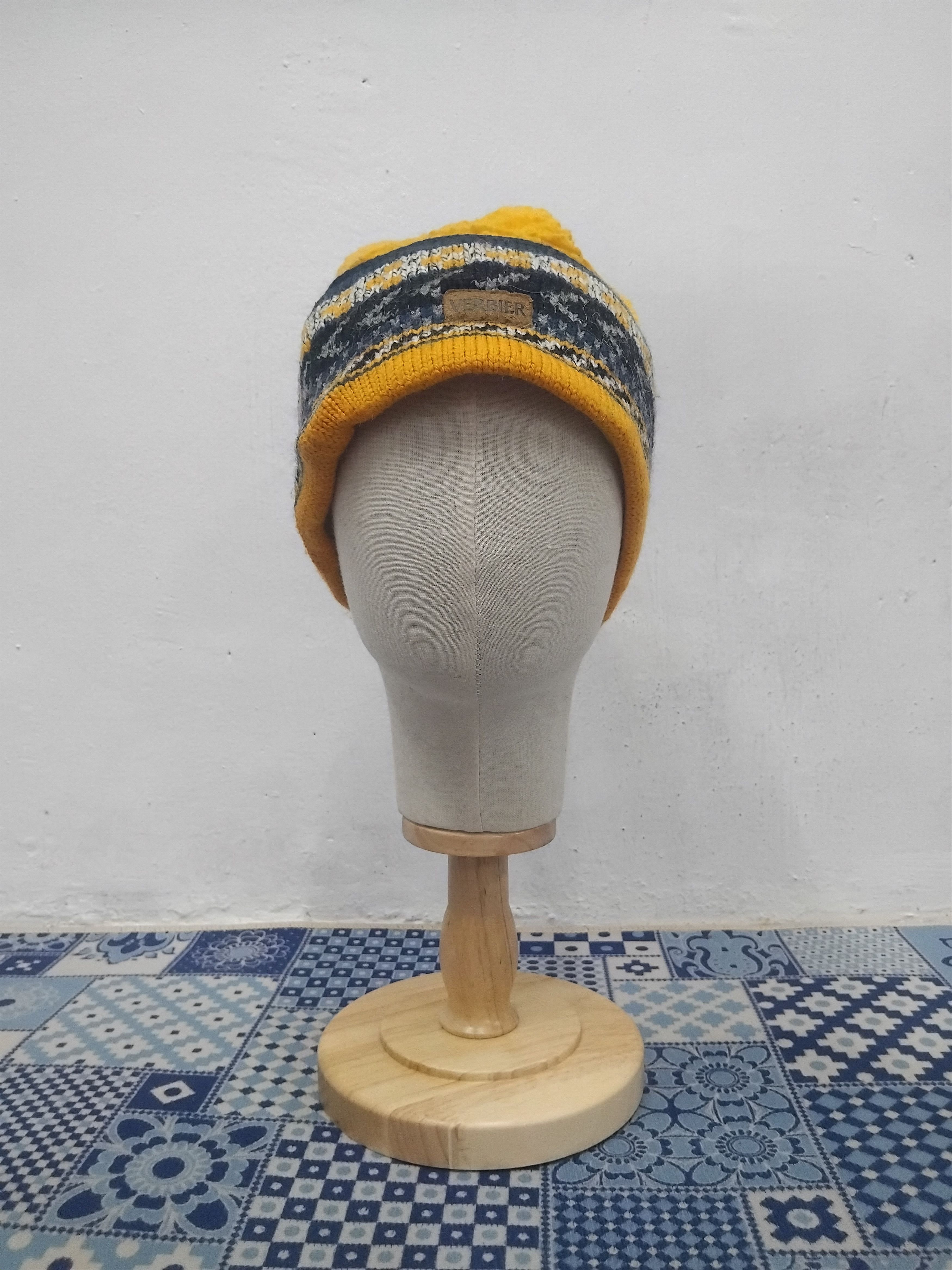 Japanese Brand 💥Verbier yellow colour Beanie Size ONE SIZE - 4 Thumbnail