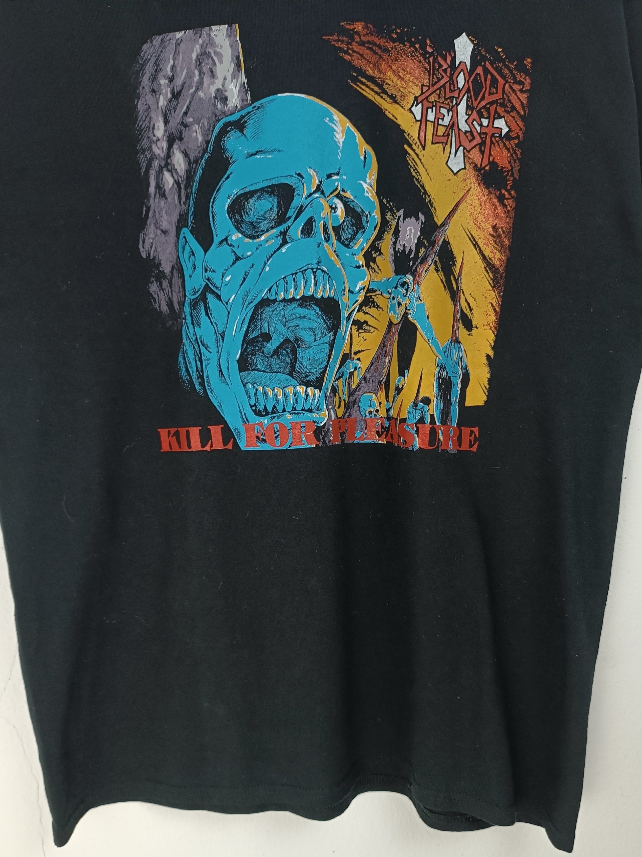 Band Tees VINTAGE 2010 BLOOD FEAST GERMANY METAL TOUR TEE Size US L / EU 52-54 / 3 - 7 Thumbnail