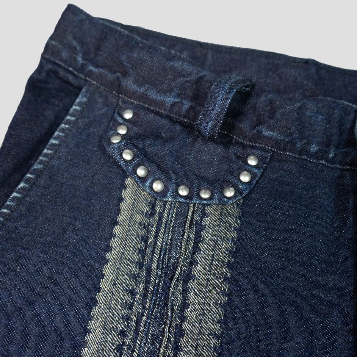Kapital Kapital 12OZ YAGASURI JACQUARD DENIM SHORTS size 3 Size US 34 / EU 50 - 3 Thumbnail