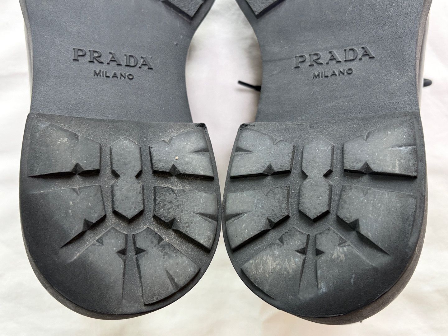 Prada PRADA Opaque Brushed Leather Lace-up Shoes Size US 10.5 / EU 43-44 - 12 Thumbnail