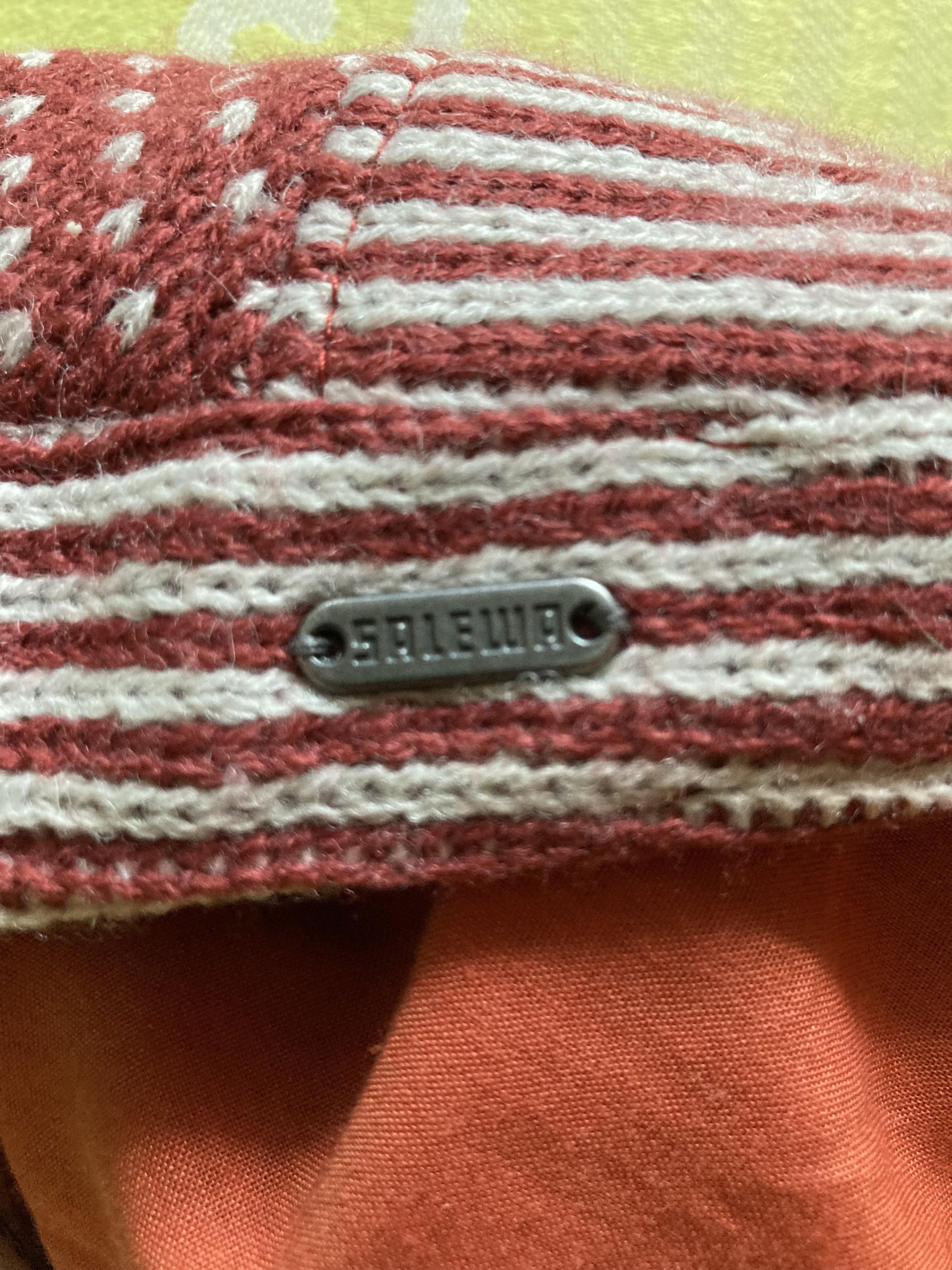 SALEWA Knitted hat Salewa BREEZY KN FLAT CAP red ocher Size ONE SIZE - 5 Thumbnail