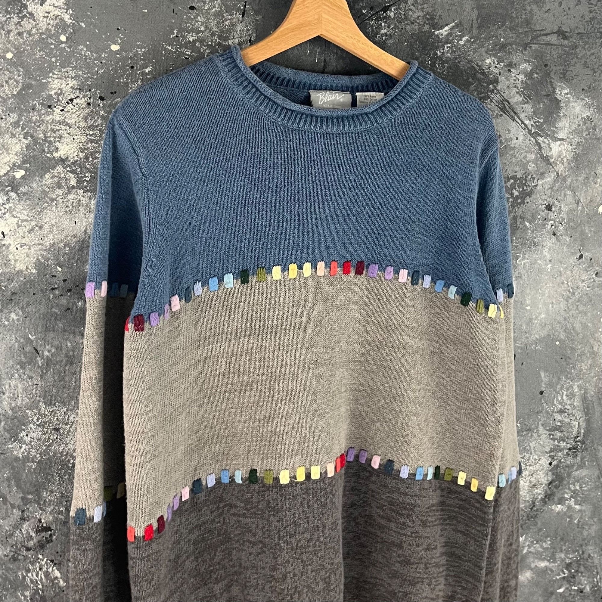 Vintage Vintage 90’s Blair knit sweater Size US L / EU 52-54 / 3 - 2 Thumbnail