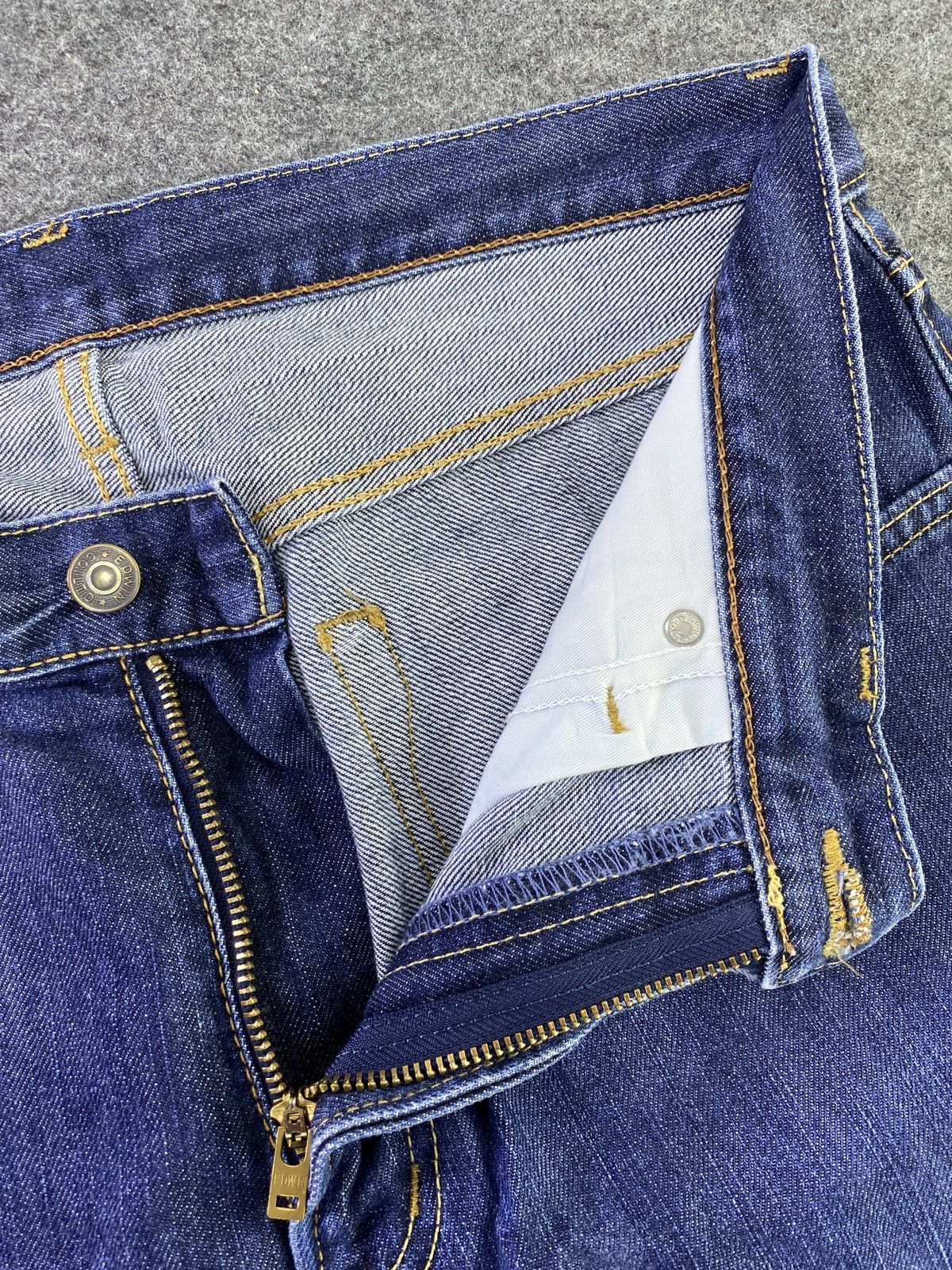 Edwin Edwin 403 Blue Wash Denim - J866 Size US 35 - 5 Thumbnail