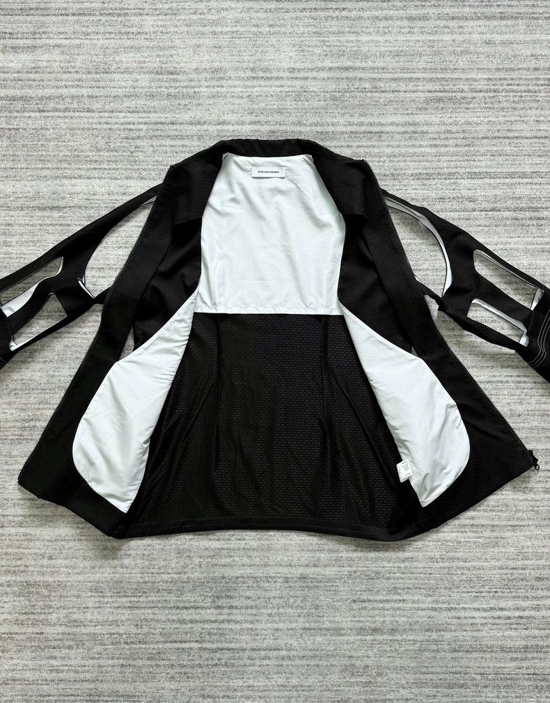 Kiko Kostadinov KIKO KOSTADINOV Hydra Openwork Jacket with Double-Layer Zi Size US M / EU 48-50 / 2 - 3 Thumbnail