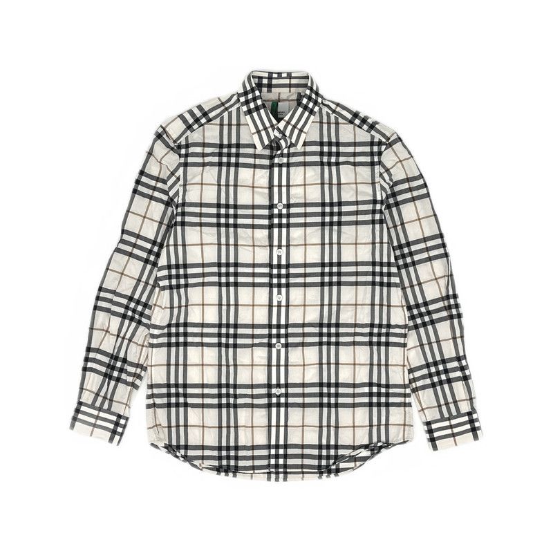 Burberry Burberry Plaid Button-Up Long Sleeve Shirt 0079 Size US M / EU 48-50 / 2 - 1 Thumbnail