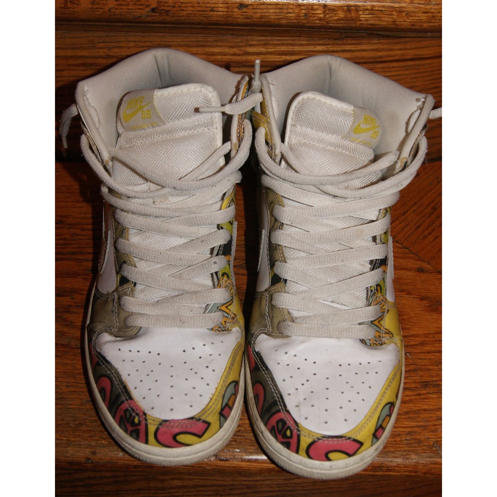 Nike Nike SB Dunk High de La Soul White Mens Size 9 - 2014 Size US 9 / EU 42 - 2 Thumbnail