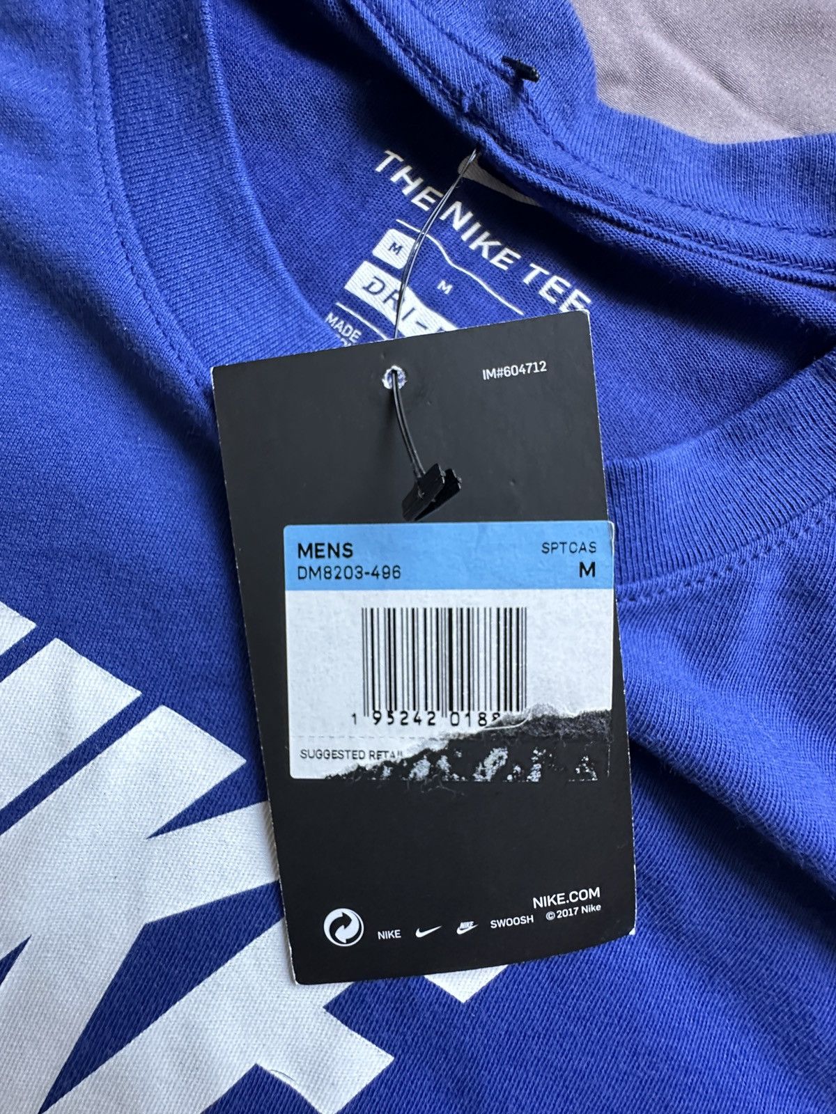 Nike Blue Nike Tee Size US M / EU 48-50 / 2 - 6 Thumbnail