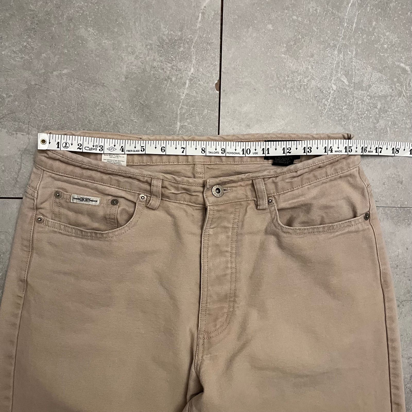 DKNY DKNY Vintage Denim Jeans – Beige – Size 32 – Made in USA Size US 32 / EU 48 - 6 Thumbnail