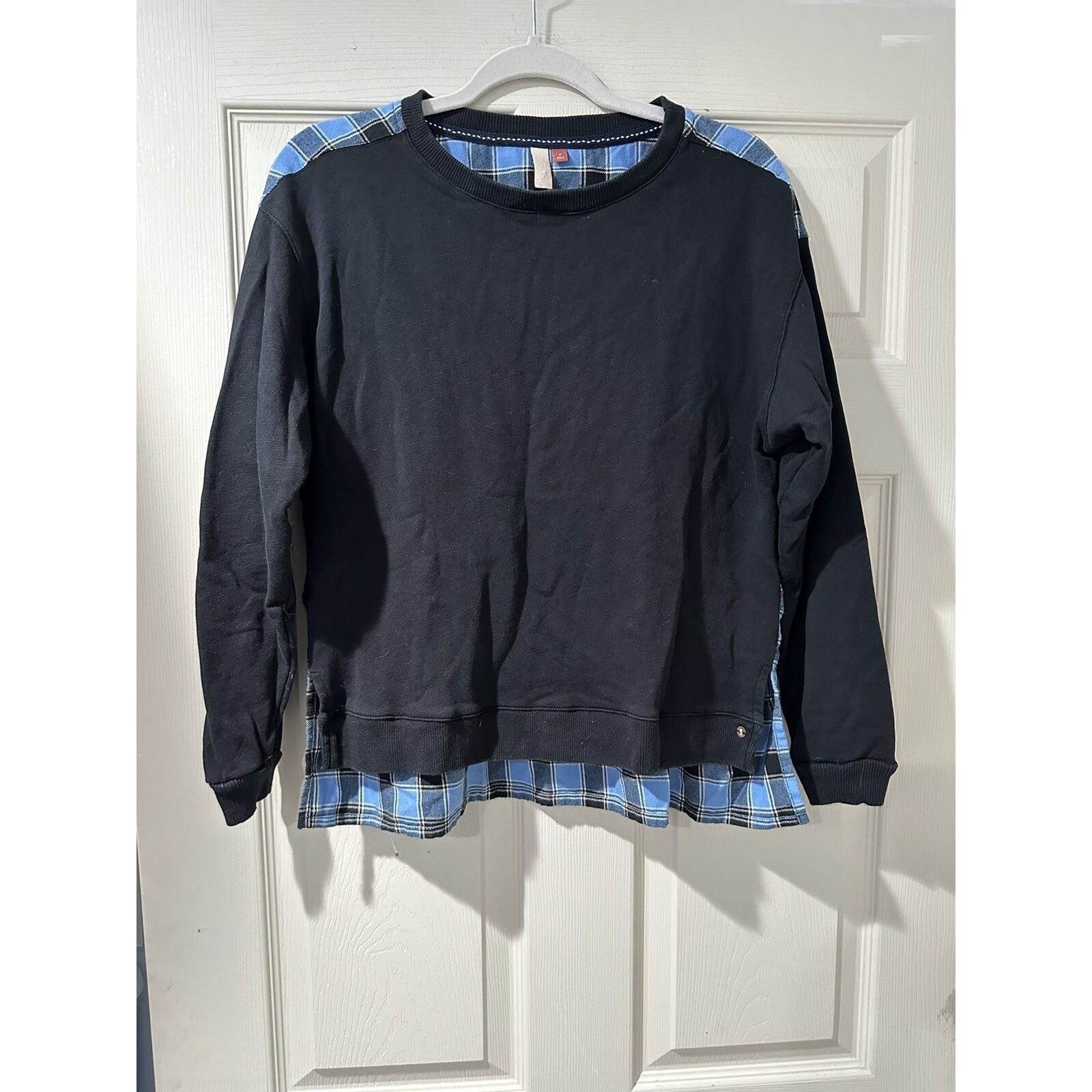 & Other Stories Anthropologie Pilcro Black/Blue Sweatshirt Size M A003304 Size M / US 6-8 / IT 42-44 - 4 Thumbnail