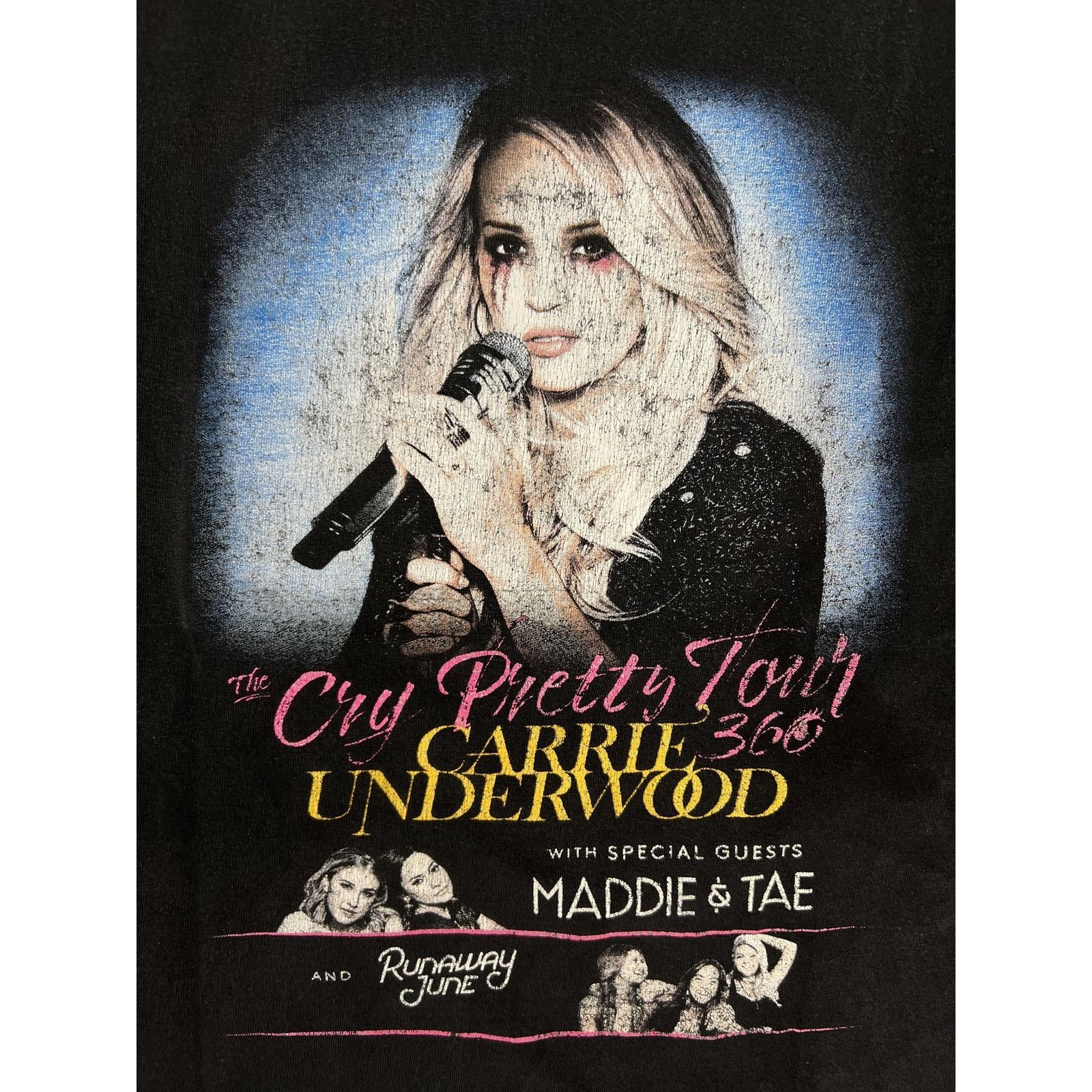 Other Carrie Underwood Cry Pretty 360 Tour Shirt Mens Large Black Size US L / EU 52-54 / 3 - 4 Thumbnail