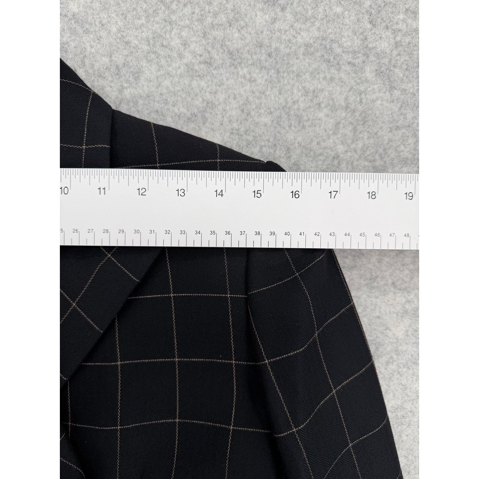 Ralph Lauren Y2K Ralph by Ralph Lauren Windowpane Double-Breasted Blazer Size XS / US 0-2 / IT 36-38 - 9 Thumbnail