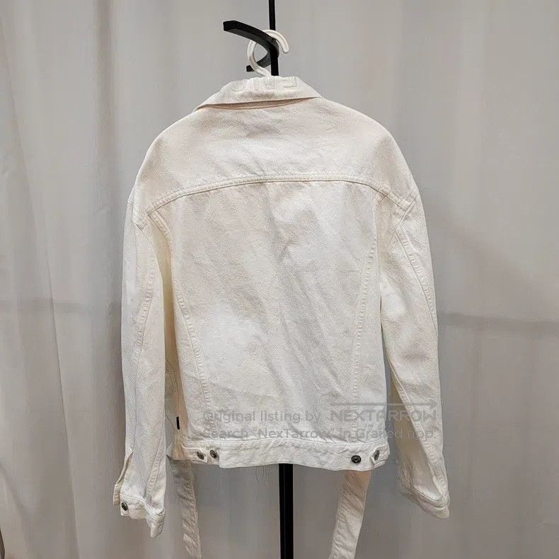 Balenciaga Balenciaga Denim Jacket White Size 36 Size XS / US 0-2 / IT 36-38 - 2 Thumbnail