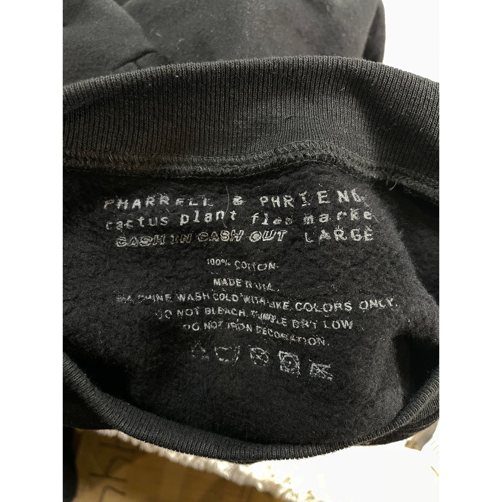 Cactus Plant Flea Market CPFM Cash In Cash Out Black Crewneck Size US L / EU 52-54 / 3 - 3 Thumbnail