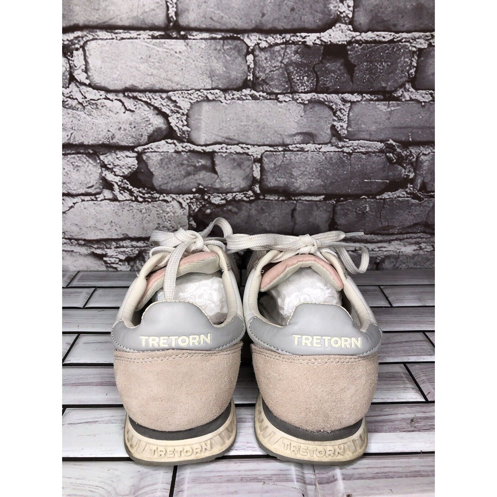 Tretorn Tretorn Rawlins Pink White Colorblock Lace Up Low Sneakers W Size US 8 / IT 38 - 4 Thumbnail