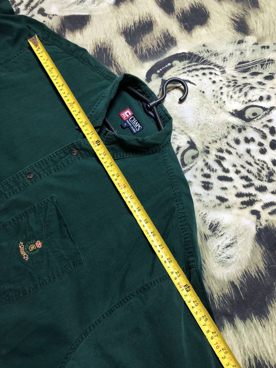 Chaps Ralph Lauren Y2K shirt Chaps Ralph Lauren logo green Vintage Size US XL / EU 56 / 4 - 9 Thumbnail