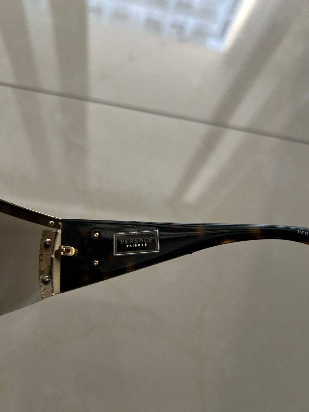 Versace Versace Shield Style Glasses Size ONE SIZE - 4 Thumbnail
